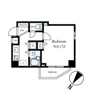 アクアリガーレ西日暮里イーストの間取り画像