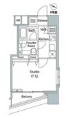 ファーストリアルタワー新宿の間取り画像