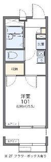 レオパレスめぐみ壱番館の間取り画像