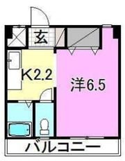 プランドール木屋町の間取り画像