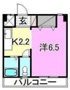 プランドール木屋町の間取り画像