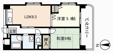 ルーヴル楠木の間取り画像