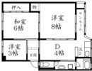 シャンティ浜野の間取り画像
