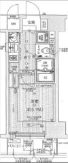 スワンズ心斎橋EASTの間取り画像