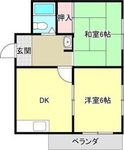 石田ハイツの間取り画像
