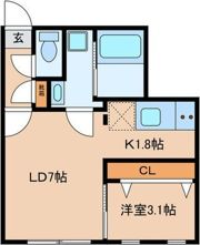 quador今池EASTの間取り画像