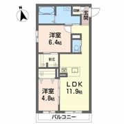 シャーメゾン石手白石の間取り画像