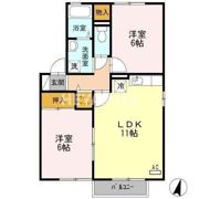 プレステージ植松 B棟の間取り画像