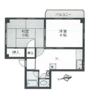武蔵野ビルの間取り画像
