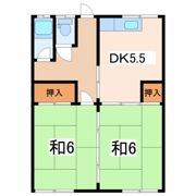 五十嵐アパートの間取り画像
