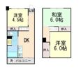 鶴甲コーポ25号館の間取り画像