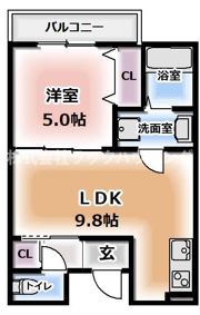 クリエオーレ藤田町の間取り画像