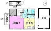 BELGRAVIA MIYANISHI squareの間取り画像