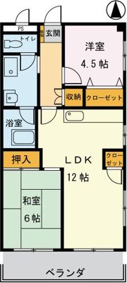 みやび野ハイツの間取り画像