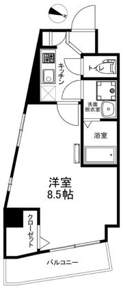 ルミナス西日暮里の間取り画像