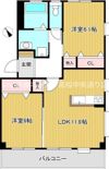 フォブール津森D棟の間取り画像