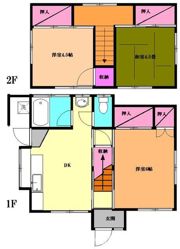 中島貸家の間取り画像
