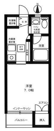 ウイングガーデン N棟の間取り画像