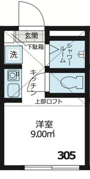 ジリオロッソ東新宿の間取り画像