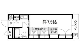 セレーネ田辺Ⅲ-Aの間取り画像