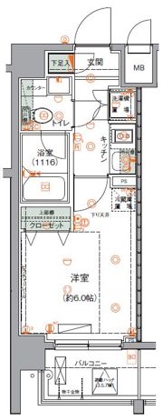 ハーモニーレジデンス羽田WESTの間取り画像