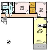 アムール21 F棟の間取り画像