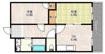 レクシア歌島の間取り画像