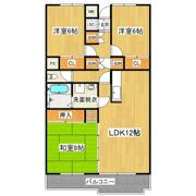 アンティームつくばの間取り画像