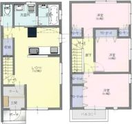 木太町戸建てEの間取り画像