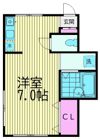 吉岡荘の間取り画像