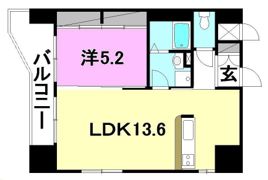 スカイタワー勝山の間取り画像