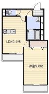 ルフレ Lの間取り画像