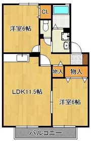 パインテールIIの間取り画像