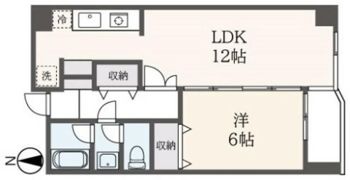メゾンドラフィネ宮下の間取り画像