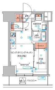 ハーモニーレジデンス巣鴨山手インサイドの間取り画像