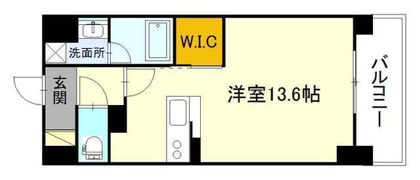ウイングコート大州通りの間取り画像