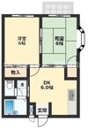 足利 B棟の間取り画像