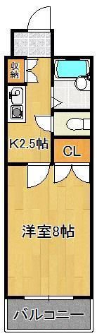 キャステール片野の間取り画像