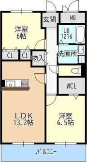 ヴェルジュ御神山の間取り画像
