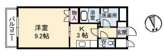 クレール光が丘の間取り画像