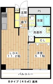 ドミニアムパレス東洋の間取り画像
