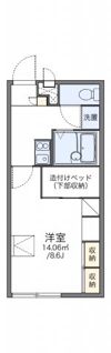 レオパレスやまとみⅡの間取り画像