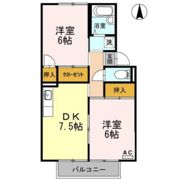 シャンポール芳泉D棟の間取り画像