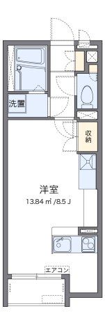 レオネクストリバーサイドの間取り画像