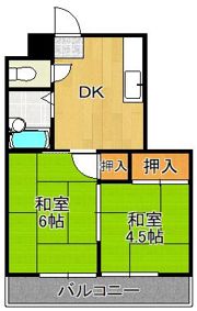 プレアール茶屋町の間取り画像
