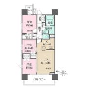 ザ・パークハウスさいたま新都心の間取り画像