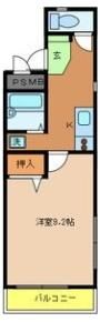 ポストハイツ船橋の間取り画像