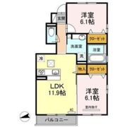 サンシャインW Ⅱの間取り画像