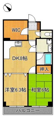 クロスロード恵里の間取り画像