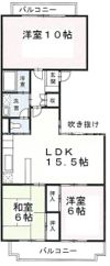 屋島西町 3LDKの間取り画像